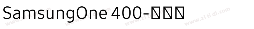 SamsungOne 400字体转换 SamsungOne 400字体转换